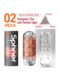 Мастурбатор SPINNER Hexa - Tenga - в Нижнем Тагиле купить с доставкой