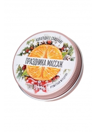 Массажная свеча «Праздника массаж» с ароматом мандарина - 30 мл. - ToyFa - купить с доставкой в Нижнем Тагиле