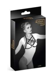 Черная упряжь на грудь Clara - Bijoux Pour Toi - купить с доставкой в Нижнем Тагиле
