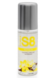 Лубрикант на водной основе Stimul8 Flavored Lube с ванильным ароматом - 125 мл. - Stimul8 - купить с доставкой в Нижнем Тагиле