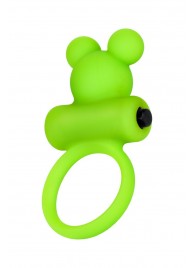 Зеленое виброкольцо на пенис A-Toys - A-toys - в Нижнем Тагиле купить с доставкой