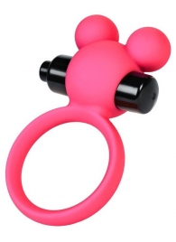 Розовое виброкольцо на пенис A-Toys - A-toys - в Нижнем Тагиле купить с доставкой