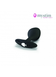 Черная пробка Mystim Rocking Vibe S с возможностью подключения к электростимулятору - 9,7 см. - MyStim - купить с доставкой в Нижнем Тагиле