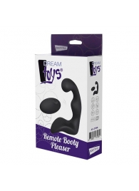 Черный вибромассажер простаты REMOTE BOOTY PLEASER - Dream Toys - в Нижнем Тагиле купить с доставкой