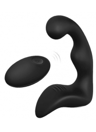 Черный вибромассажер простаты REMOTE BOOTY PLEASER - Dream Toys - в Нижнем Тагиле купить с доставкой