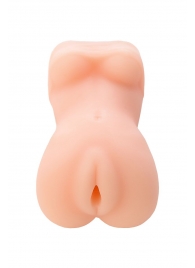 Телесный мастурбатор в виде женской фигурки - Toyfa Basic - в Нижнем Тагиле купить с доставкой