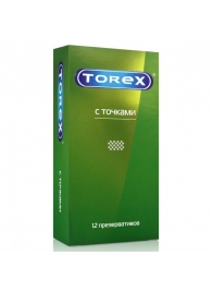 Текстурированные презервативы Torex  С точками  - 12 шт. - Torex - купить с доставкой в Нижнем Тагиле