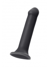 Черный фаллос на присоске Silicone Bendable Dildo XL - 20 см. - Strap-on-me - купить с доставкой в Нижнем Тагиле