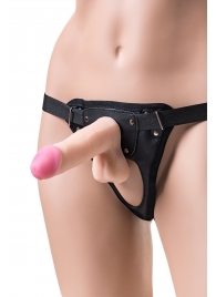 Телесный страпон на трусиках Realstick Hunter - 14,5 см. - ToyFa - купить с доставкой в Нижнем Тагиле