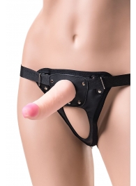 Телесный страпон на трусиках Realstick Jax - 17,9 см. - ToyFa - купить с доставкой в Нижнем Тагиле