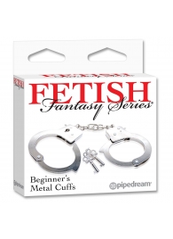 Металлические наручники Beginner s Metal Cuffs - Pipedream - купить с доставкой в Нижнем Тагиле