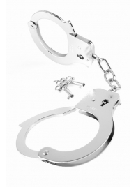 Металлические серебристые наручники Designer Metal Handcuffs - Pipedream - купить с доставкой в Нижнем Тагиле