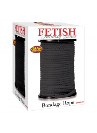 Черная веревка для связывания Bondage Rope - 60,9 м. - Pipedream - купить с доставкой в Нижнем Тагиле