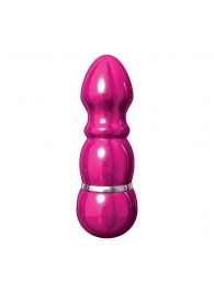 Алюминиевый рельефный вибратор PINK SMALL - 7,5 см. - Pipedream