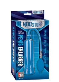 Синяя вакуумная помпа MENZSTUFF PENIS ENLARGER - Dream Toys - в Нижнем Тагиле купить с доставкой