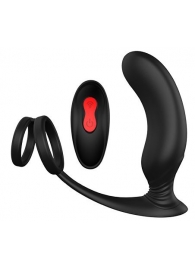 Черный массажер простаты REMOTE P-PLEASER - Dream Toys - в Нижнем Тагиле купить с доставкой