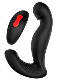 Черный вибромассажер простаты SWIRLING P-PLEASER - Dream Toys - в Нижнем Тагиле купить с доставкой