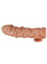 Насадка на фаллос с крупными бугорками EXTREME SLEEVE - 17,6 см. - KOKOS - в Нижнем Тагиле купить с доставкой