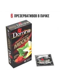 Ароматизированные презервативы DOMINO  Ароматный микс  - 6 шт. - Domino - купить с доставкой в Нижнем Тагиле