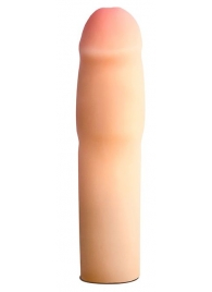 Телесная насадка-удлинитель на пенис PERFORMANCE 1.5INCH COCK XTENDER - 16 см. - Blush Novelties - в Нижнем Тагиле купить с доставкой