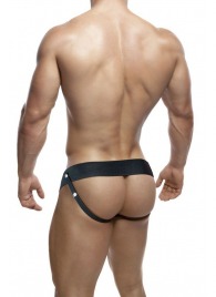 Черный мужской страпон DR. SKIN 6INCH HOLLOW STRAP ON - 16 см. - Blush Novelties - купить с доставкой в Нижнем Тагиле