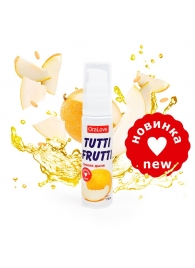 Гель-смазка Tutti-frutti со вкусом сочной дыни - 30 гр. - Биоритм - купить с доставкой в Нижнем Тагиле