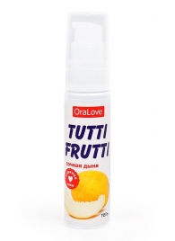 Гель-смазка Tutti-frutti со вкусом сочной дыни - 30 гр. - Биоритм - купить с доставкой в Нижнем Тагиле