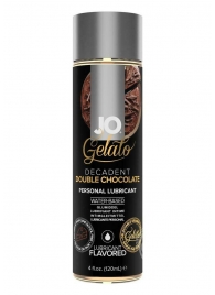 Лубрикант с ароматом шоколада JO GELATO DECADENT DOUBLE CHOCOLATE - 120 мл. - System JO - купить с доставкой в Нижнем Тагиле
