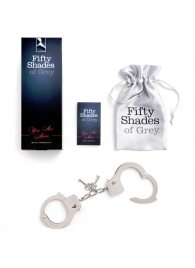 Металлические наручники Metal Handcuffs - Fifty Shades of Grey - купить с доставкой в Нижнем Тагиле
