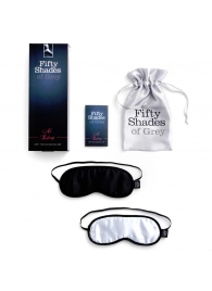Набор из двух масок на глаза Soft Blindfold Twin Pack - Fifty Shades of Grey - купить с доставкой в Нижнем Тагиле