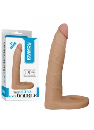 Телесная насадка-фаллоимитатор для двойного проникновения - 17 см. - Lovetoy - купить с доставкой в Нижнем Тагиле