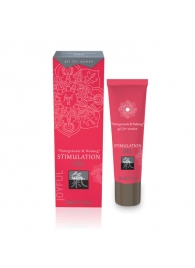 Возбуждающий интимный гель для двоих STIMULATION GEL Pomegranate   Nutmeg - 30 мл. - Shiatsu - купить с доставкой в Нижнем Тагиле