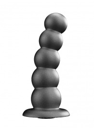 Черная насадка-плаг на харнесс PLATINUM 9 - 24 см. - LOVETOY (А-Полимер) - купить с доставкой в Нижнем Тагиле