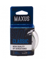 Классические презервативы в пластиковом кейсе MAXUS Classic - 3 шт. - Maxus - купить с доставкой в Нижнем Тагиле