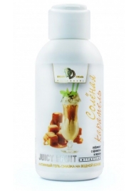 Интимный гель-смазка JUICY FRUIT с ароматом солёной карамели - 100 мл. - БиоМед - купить с доставкой в Нижнем Тагиле