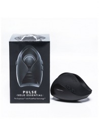 Черный инновационный мужской вибратор PULSE SOLO ESSENTIAL - Hot Octopuss - в Нижнем Тагиле купить с доставкой
