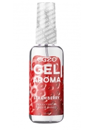 Интимный лубрикант EGZO AROMA с ароматом клубники - 50 мл. - EGZO - купить с доставкой в Нижнем Тагиле