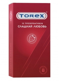 Презервативы Torex  Сладкая любовь  с ароматом клубники - 12 шт. - Torex - купить с доставкой в Нижнем Тагиле