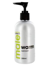 Лубрикант с согревающим эффектом MALE Cobeco Warm Lubricant - 250 мл. - Cobeco - купить с доставкой в Нижнем Тагиле