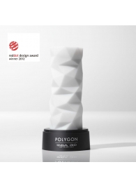 Белый 3D мастурбатор POLYGON - Tenga - в Нижнем Тагиле купить с доставкой