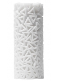 Белый 3D мастурбатор PILE - Tenga - в Нижнем Тагиле купить с доставкой