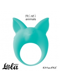 Зеленое эрекционное кольцо Kitten Kyle - Lola Games - в Нижнем Тагиле купить с доставкой