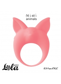 Оранжевое эрекционное кольцо Kitten Kyle - Lola Games - в Нижнем Тагиле купить с доставкой