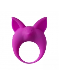 Фиолетовое эрекционное кольцо Kitten Kyle - Lola Games - в Нижнем Тагиле купить с доставкой