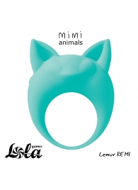 Зеленое эрекционное кольцо Lemur Remi - Lola Games - в Нижнем Тагиле купить с доставкой