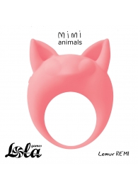 Оранжевое эрекционное кольцо Lemur Remi - Lola Games - в Нижнем Тагиле купить с доставкой