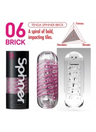 Мастурбатор SPINNER Brick - Tenga - в Нижнем Тагиле купить с доставкой