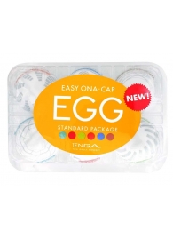 Набор из 6 мастурбаторов Tenga EGG Easy Beat с различным рельефом - Tenga - в Нижнем Тагиле купить с доставкой