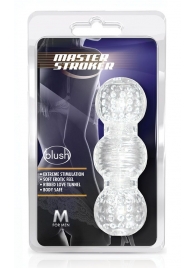 Прозрачный фигурный мастурбатор Master Stroker - Blush Novelties - в Нижнем Тагиле купить с доставкой