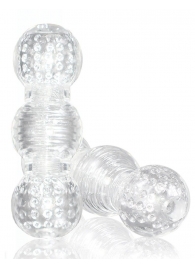 Прозрачный фигурный мастурбатор Master Stroker - Blush Novelties - в Нижнем Тагиле купить с доставкой